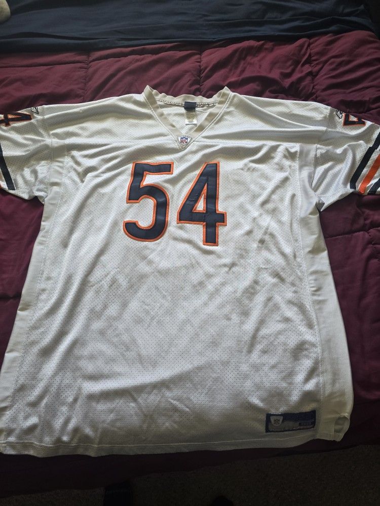 Reebok NFL Chicago Bears Urlacher Jersey Size 58