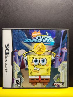 NINTENDO DS SPONGEBOB ATLANTIS SQUAREPANTIS