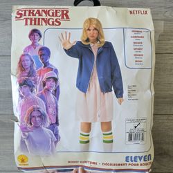 Netflix Official Stranger Things Full Eleven Cosplay Halloween Costume! 