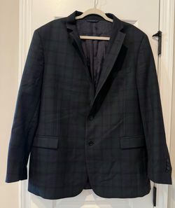 Men's Brooks Brothers Regent Fit Wool Sport Coat Blazer Plaid - Size 46 L (Long)