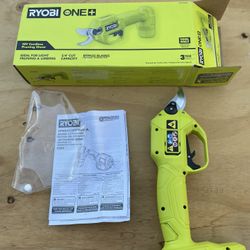 Ryobi Cordless 18v Pruning Shears Tool Only 