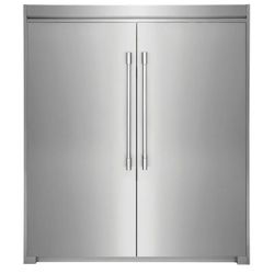 Frigidaire 66” Side by Side Refrigerator Pair with 33”Refrigerator 33”Freezer, Plus Trim Kit 