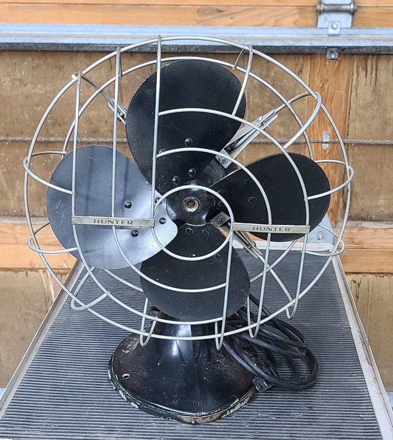 Vintage Hunter Century Oscillating Electric Fan
