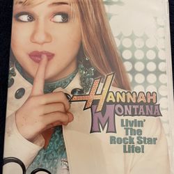 Disney’s HANNAH MONTANA: LIVIN’ THE ROCK STAR LIFE! (DVD) NEW