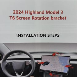 2024 highland model 3 t6 screen rotation bracket