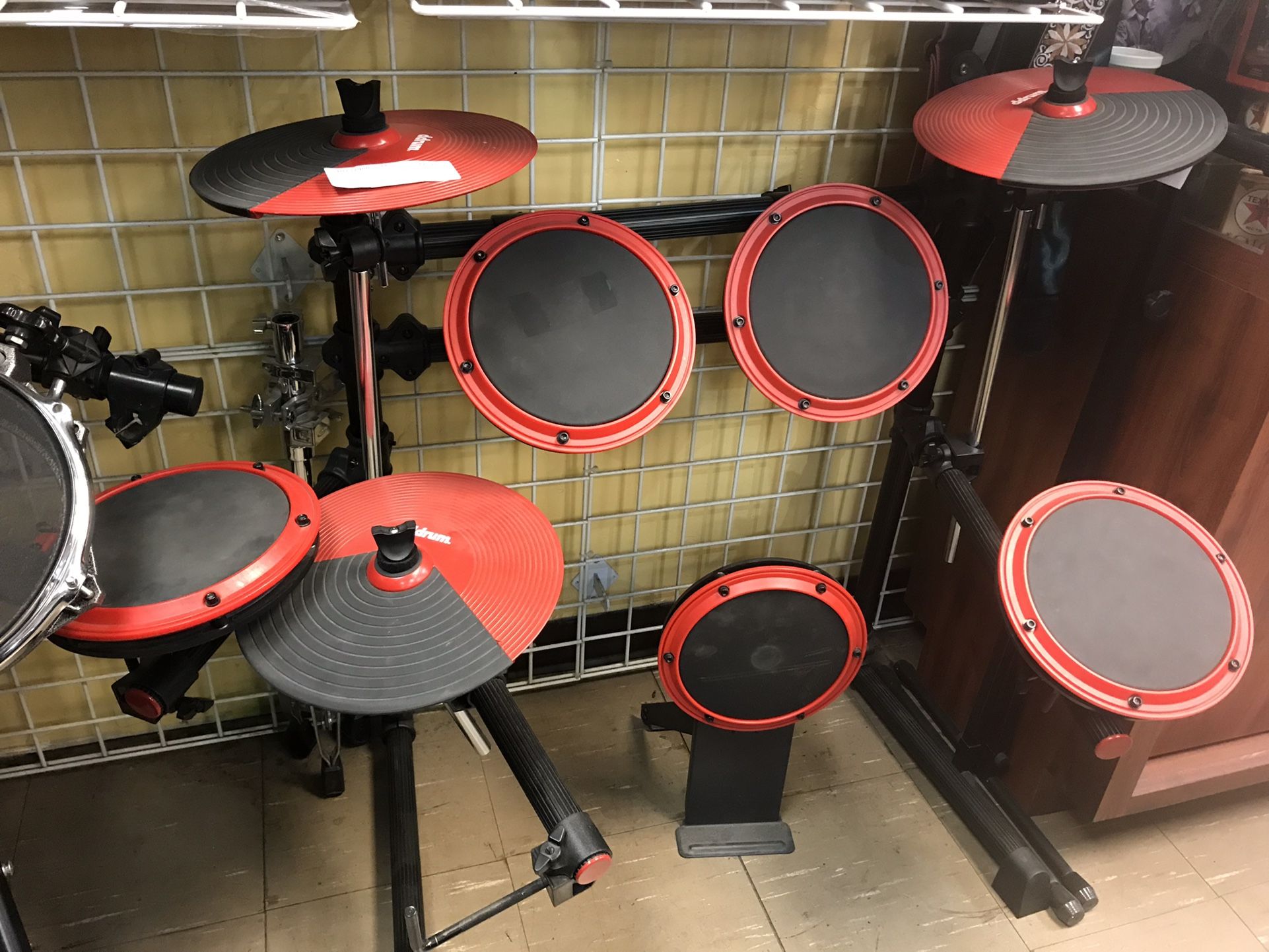 Red / Black Digital Drum Set