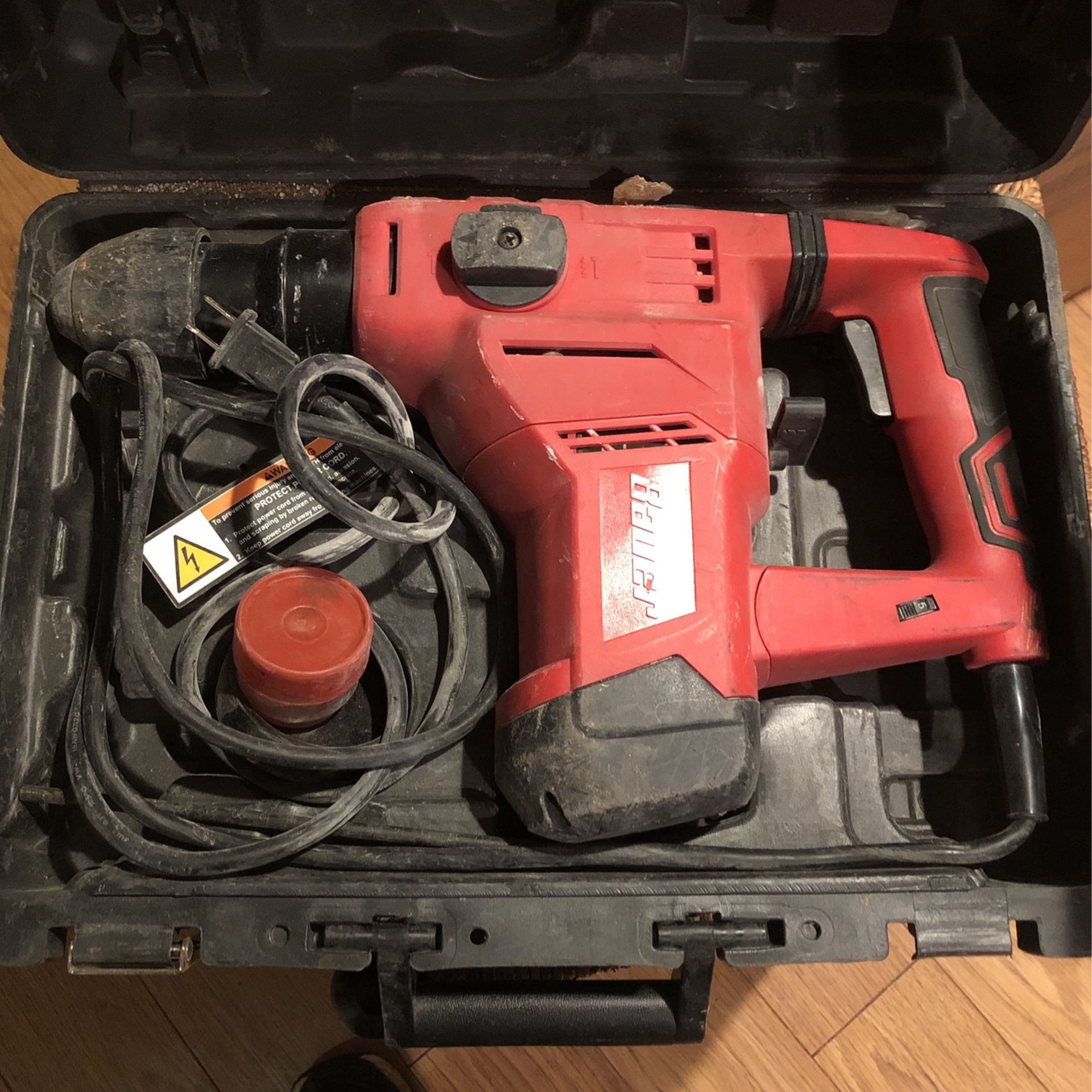 Bauer Corded 1-1/8 SDS Plus Hammer Drill