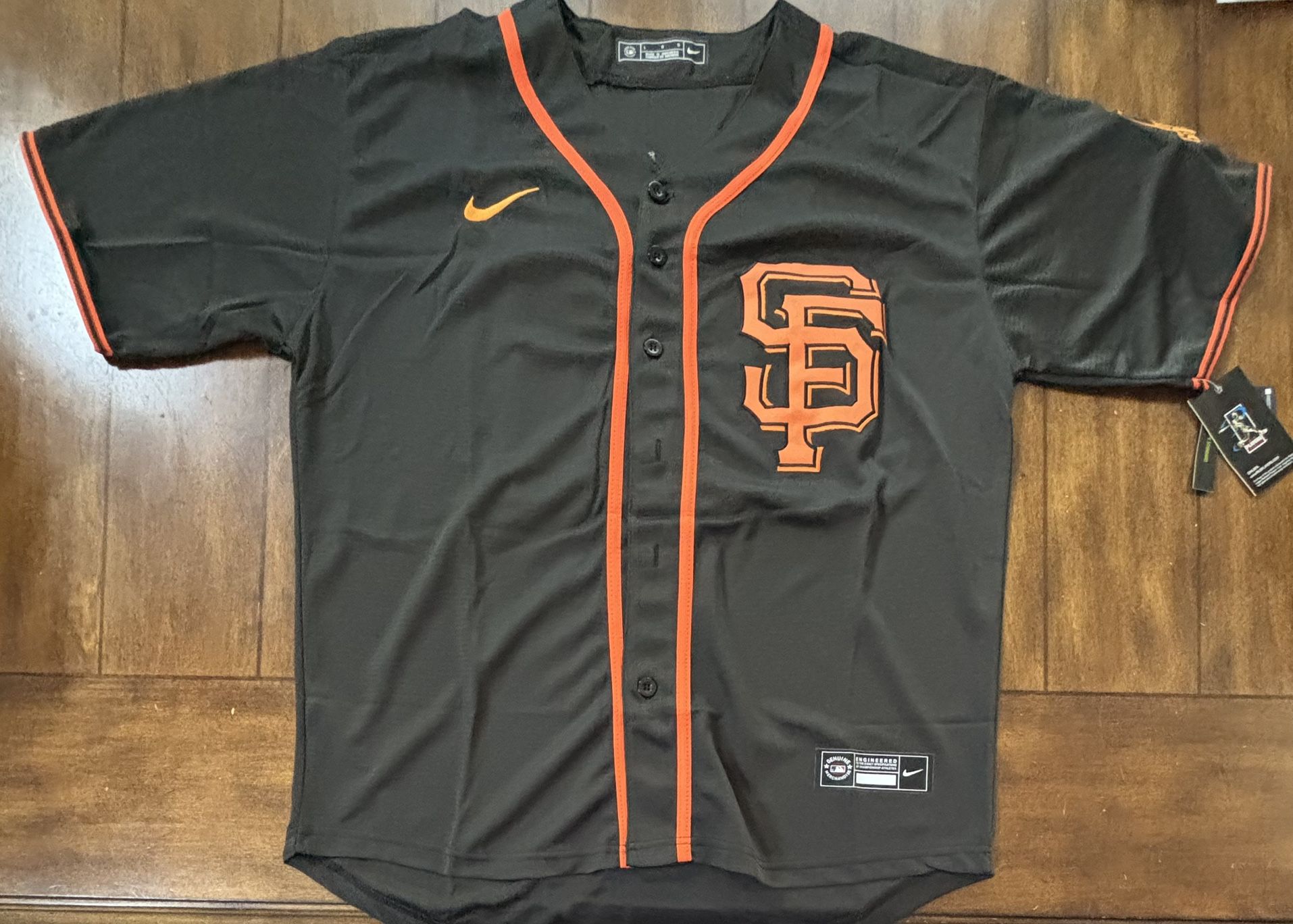 San Francisco Giants Jung Hoo Lee Black Alternate Jersey Adult Large NWT