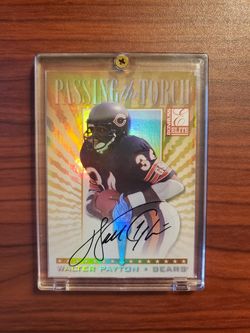 1999 donruss walter payton autograph