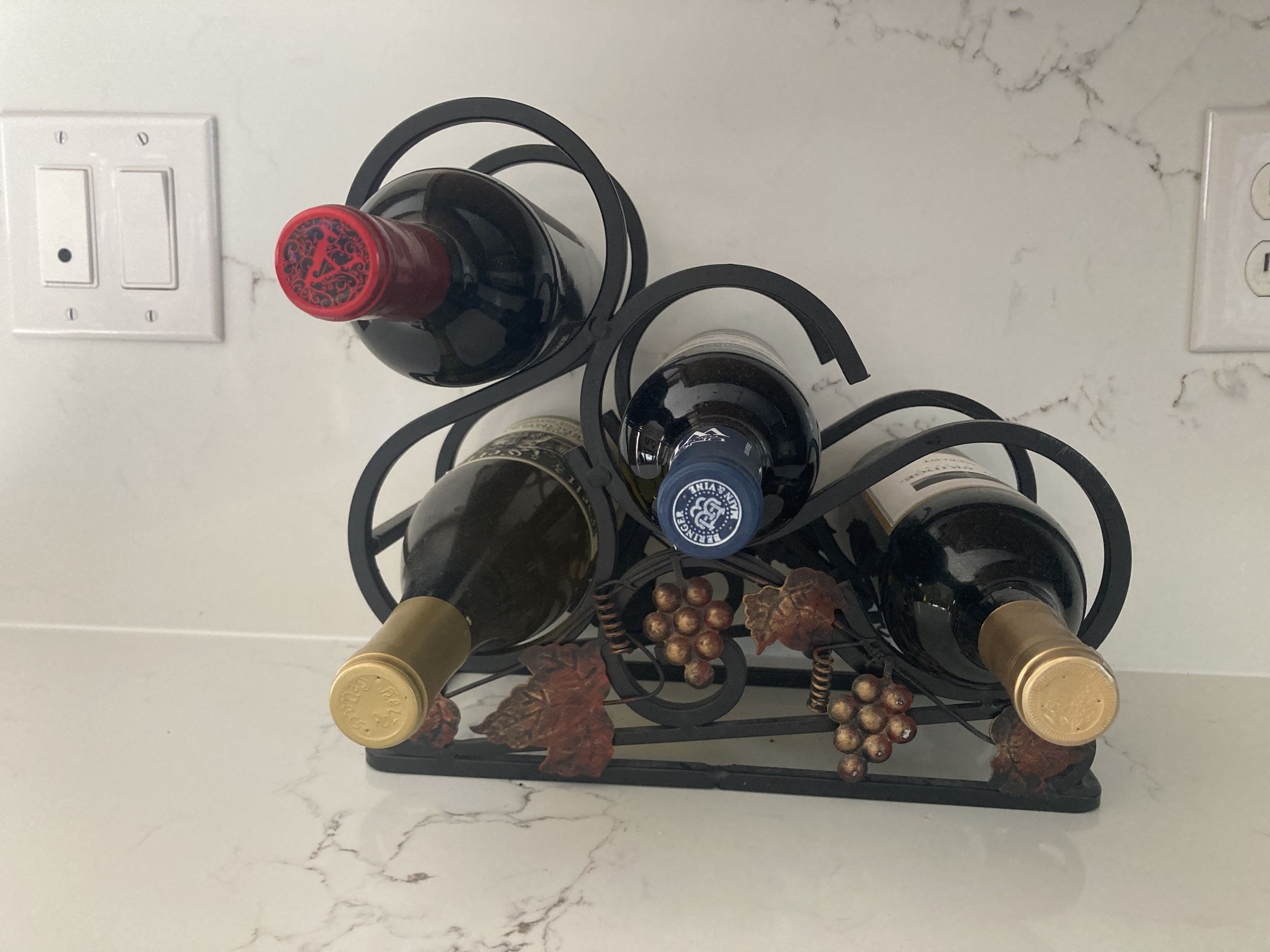 Four Bottle Wine Rack