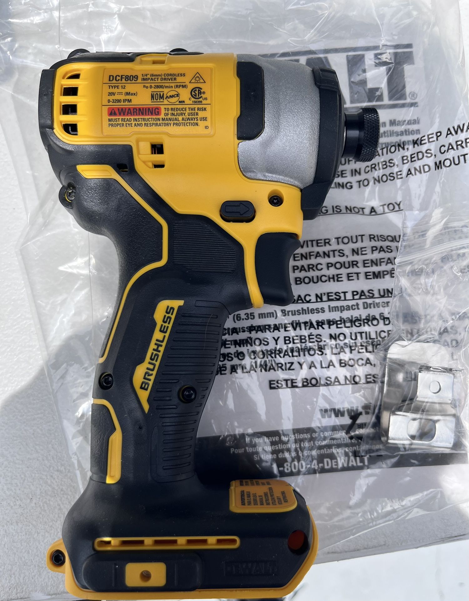 Dewalt Atomic Impact Tool Only