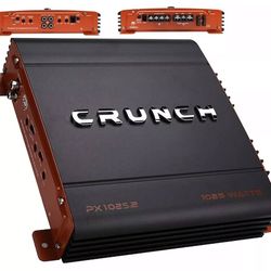 Crunch PX-1025.2 II Class A/B 1000W MAX 2 Channels Car Amplifier

