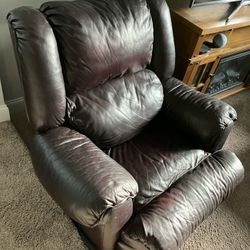 Leather Rocker reclining chair