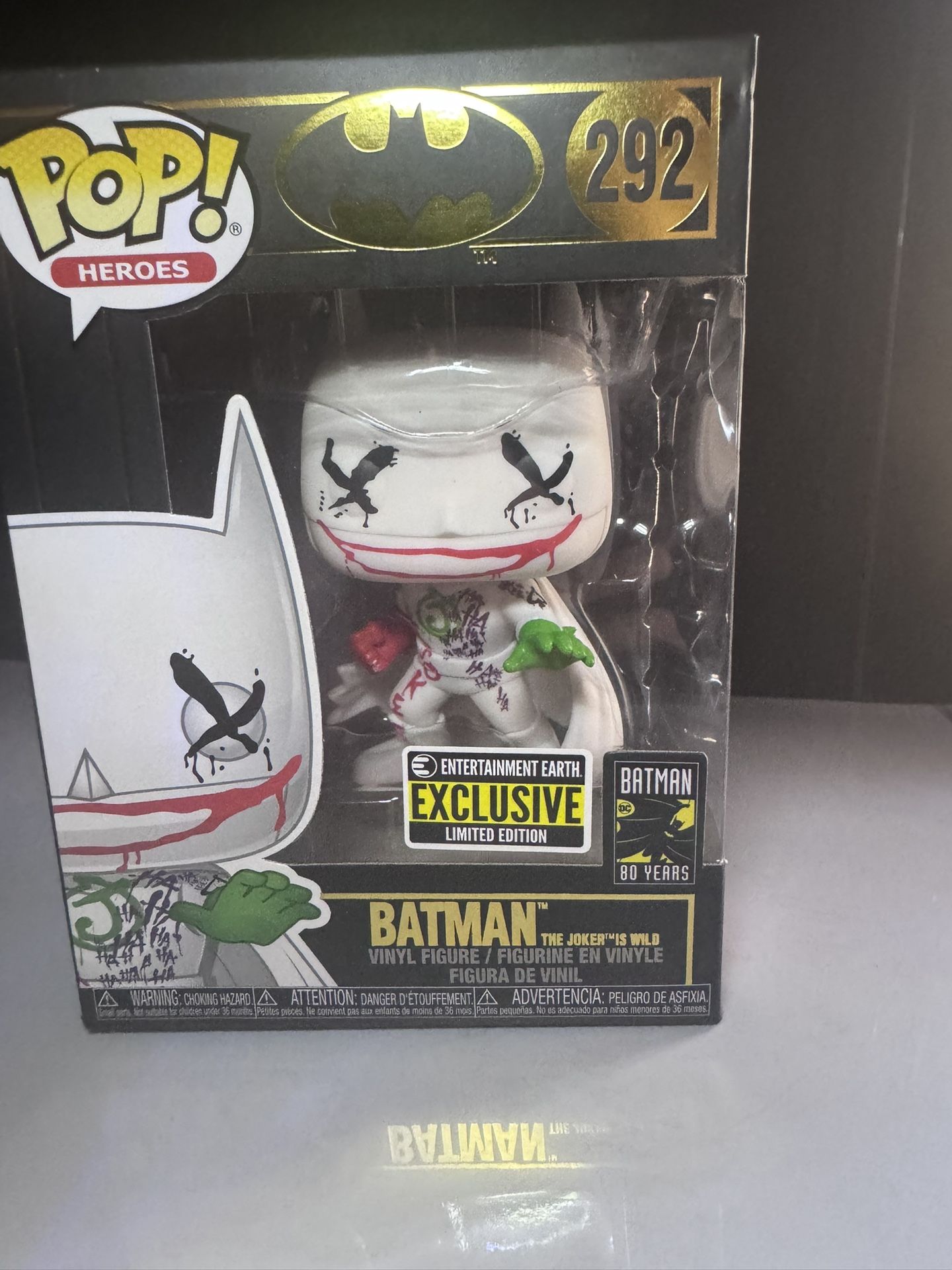 FUNKO POP! HEROES BATMAN - THE JOKER IS WILD 292 EXCLUSIVE