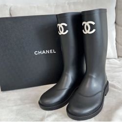 Chanel Rain Boots