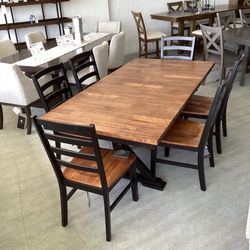 Wildenauer Dining Table and 6 Chairs