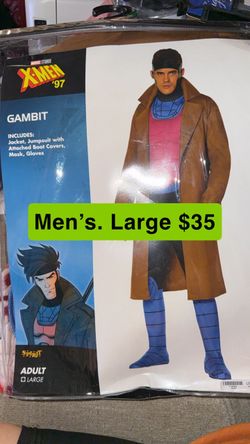 X-Men '97 Gambit Halloween Costume Men's Large