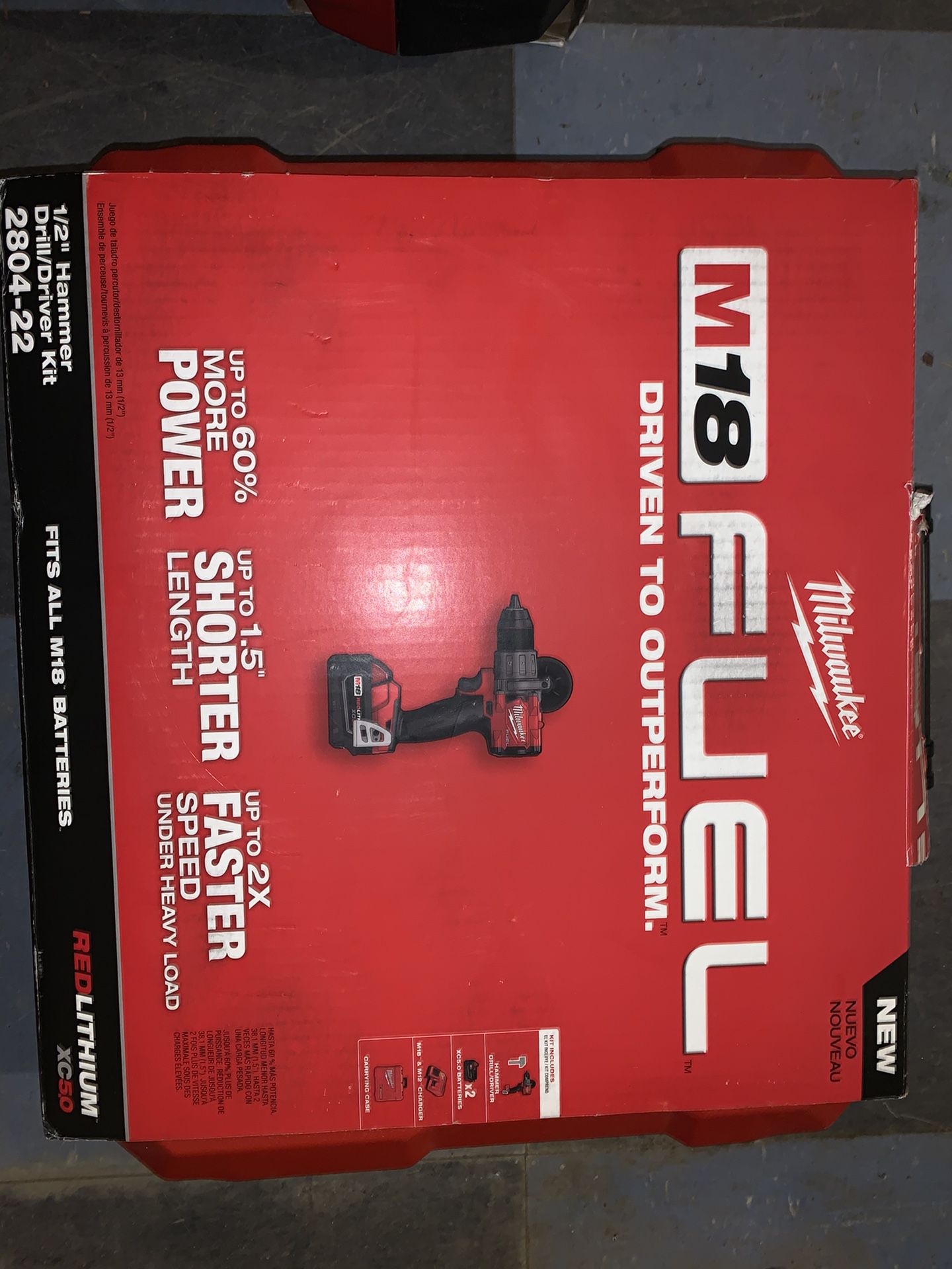 Milwaukee M18 Fuel Hammer Drill Kit