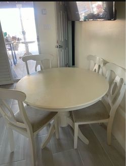 Solid wood kitchen table