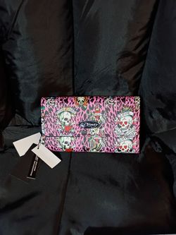 Ed Hardy Pink purse wallet