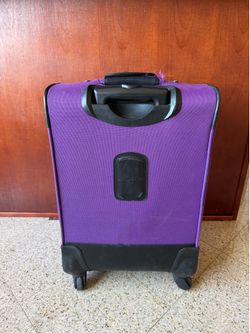 Purple Sam and I carry-on roller