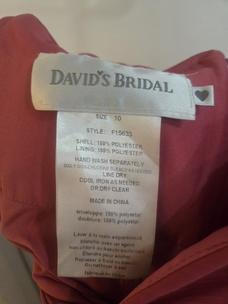David's Bridal Dress