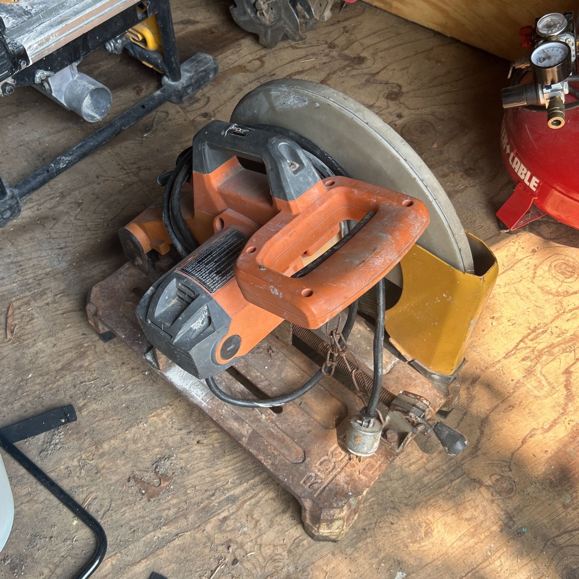 Used Rigid metal cutoff saw