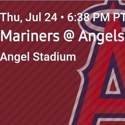 Angels Vs Seattle Mariners July 24 Ten Tickets!