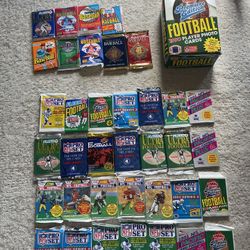 Football And Baseball Unopened Packs