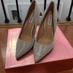 Rhinestone High Heel Pump