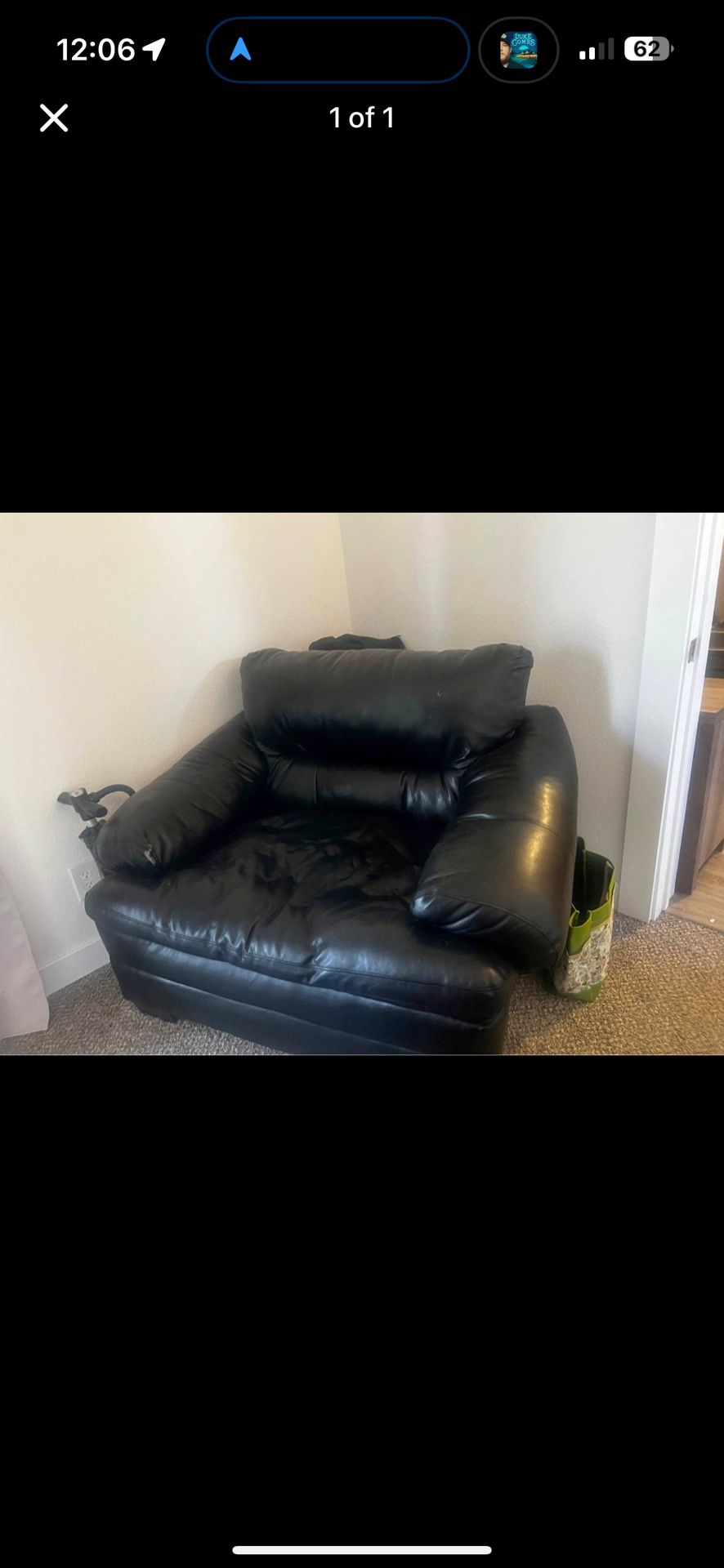 Love Couch Leather (Can Deliver)
