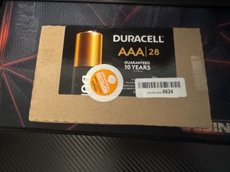Duracell batteries 28 pack AAA brand new!