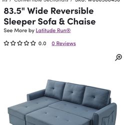 Sleeper Sofa And Chaise