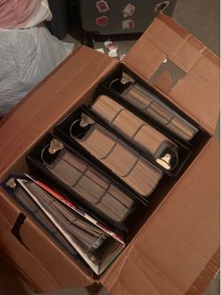 Baseball cards.