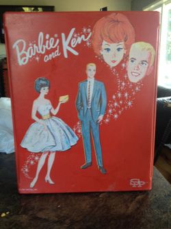 1963 Mattel ken and Barbie case