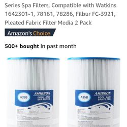 Amibron Pool And Spa Filters Set Of 2