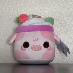 scented Strawberry Mooshake Cuddle Barn plushie 7in