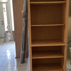 3 Solid Wood Bookcases sauder Brand Adjustable Shelves