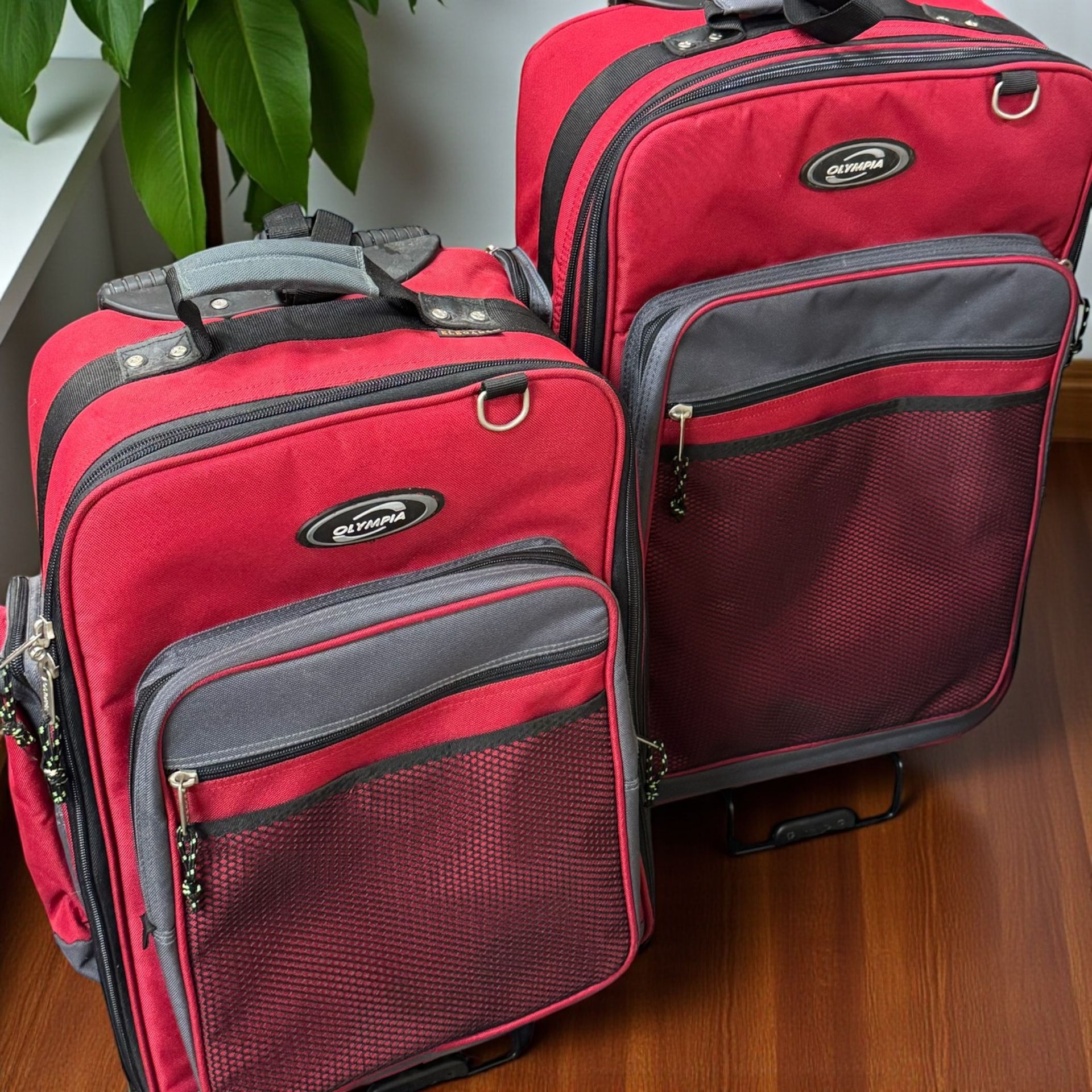 Pair of Rolling Suitcases