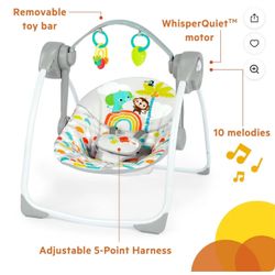 Bright Starts Playful Paradise Portable Baby Swing