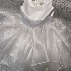 White Dress For Little Girl 