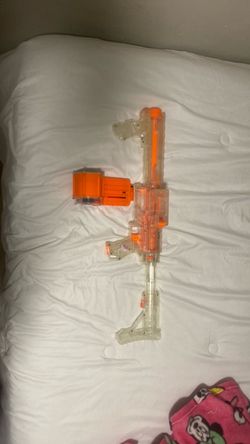 Nerf Zombie Strike Clear Orange Blaster