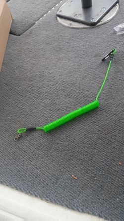 Kayak rod lanyard