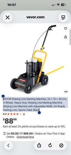 Road Striper line Marking Machine