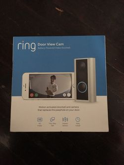 Ring door view cam