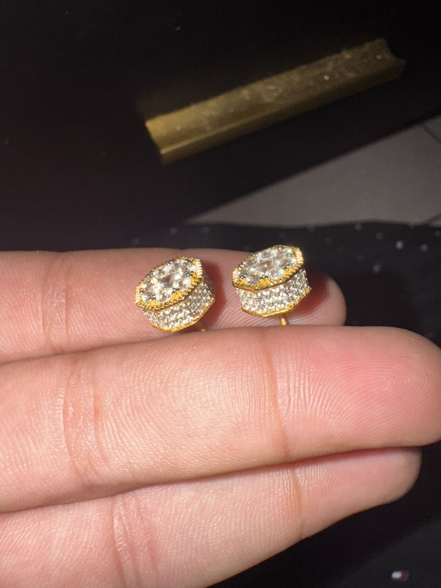 Diamond Earrings Gold