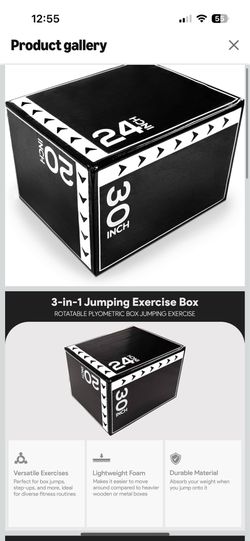 Plyometric Jump Box