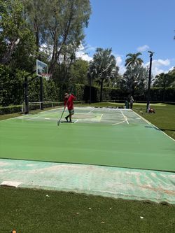 Pickleball/Tennis court painting