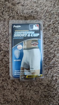 Franklin compression shorts and Cup adult XL football baseball hockey 