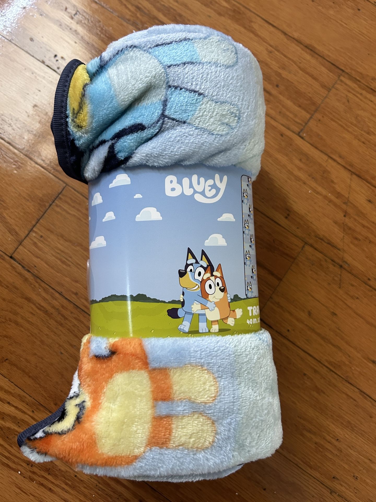 NWT Bluey travel blanket